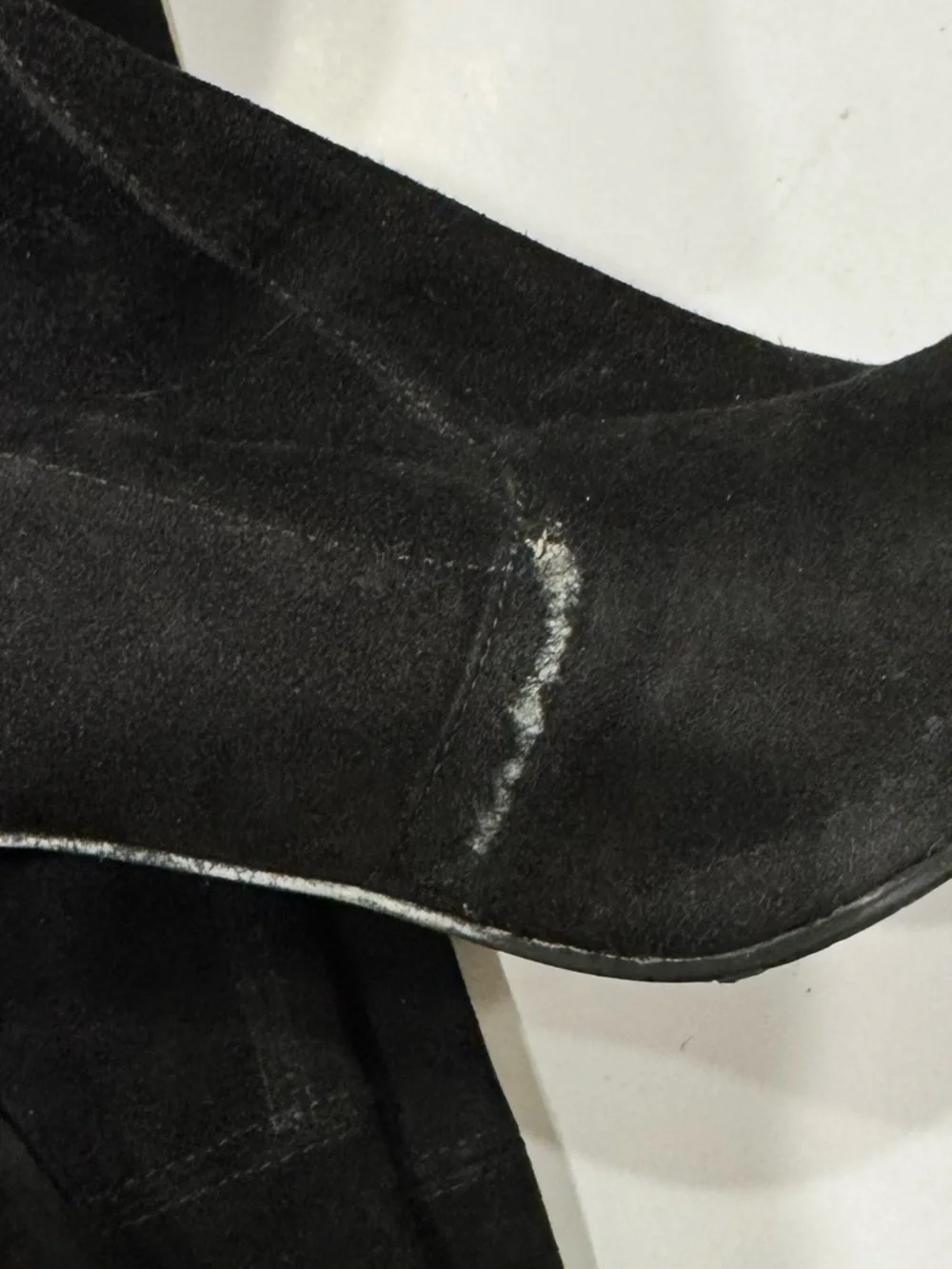 Stuart Weitzman Black Over-the-Knee Suede Boots - Picture 6 of 6